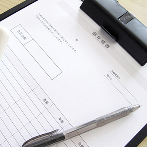 作業内容と作業総額のご説明